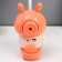 Night "Bunny" LED 2W USB AKB Pink 7.5x9.5x32 cm Risalux