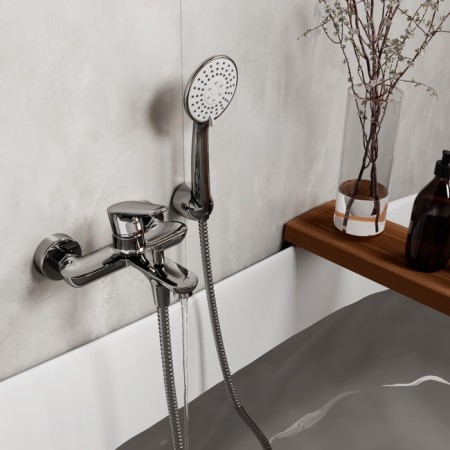 Wasserkraft Vils 5601 bath mixer, single -leaf, watering can, pour 173 mm, chrome-5