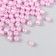 Set of beads "needlework" plastic, diameter 5 mm, 25 g, light pink