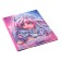The diary is universal, for grade 1-11, "girl with a leopard", solid cover, selective varnish, foil embossing, matte lamination, offset block, universal cheat sheet, 48 sheets