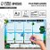 Pixel World lessons schedule A3, reusable magnetic with marker