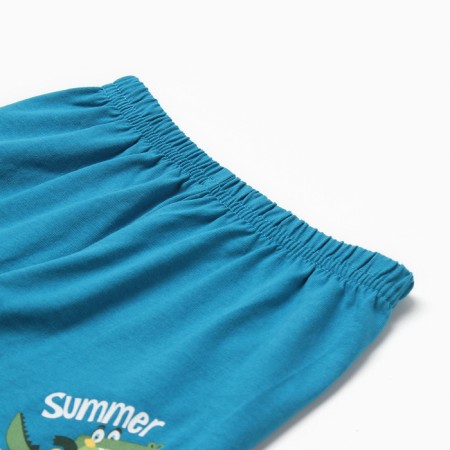 Shorts for a boy, sea color, height 74 cm-1