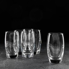 Set of glass glasses 