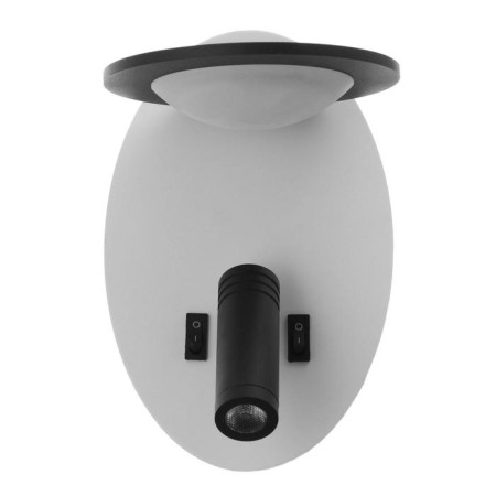 Sconces 85106/2 LED 5+3W 4000k White-black 13x15x20 cm