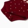 Body baby with a long sleeve "Bear", burgundy color, height 68