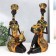 Souvenir Polystone "African with a jug in an elegant dress" MIX 15.5x10x32.5 cm