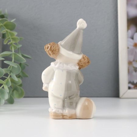Souvenir ceramics "Little clown in a cap, with a ball" 6x4x12 cm-2