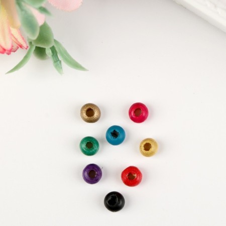 Busin set for creativity wood "Color balls" set 15 grams 0.4x0.3 cm-1