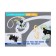 Radio-controlled car-controlled “Tricky” car, works on batteries, light, blue color