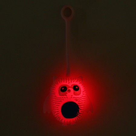 Bloody rubber hornet light “owl”, Mix color, in showbox-6