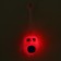 Bloody rubber hornet light “owl”, Mix color, in showbox