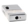 Gas lighter, piezo, silicon included, silver