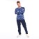 Male pants, color dark blue mix, size 48