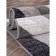 Rectangular carpet Merinos Silver, size 80x150 cm, Gray color