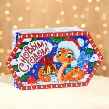 Box Gift New Year's Social Military Office 19.5 (13) x 10.5 x 6 cm