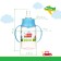 A bottle for feeding with the handles "Son", a classic throat, 150 ml., From 0 months., Blue color
