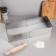 The form is sliding for baking "rectangular", h -10 cm, 18x32 - 26x50 cm