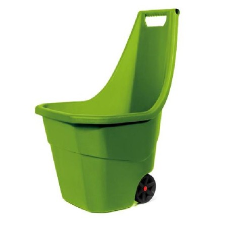 Garden cart, two -wheeled: cargo/p 50 kg, volume of 55 l, green