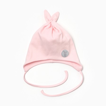 Children's hat, pink color, size 42-44 (6-9 months)