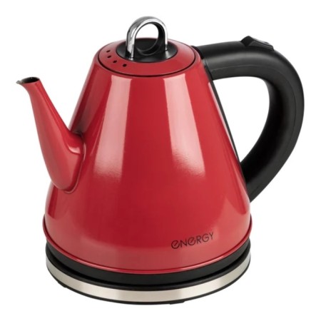 Electric kettle, Energy E-263, metal, 1.2 l, 950 watts, red-1