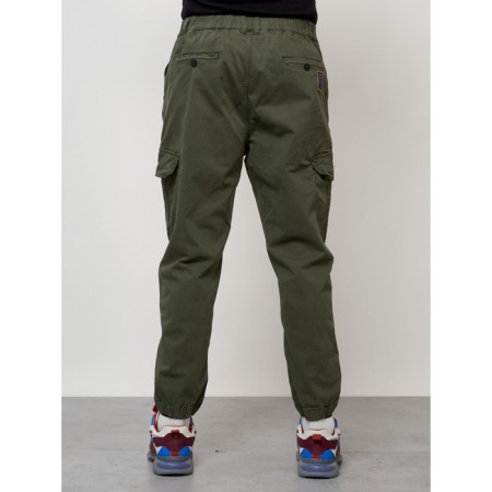 Cargo jeans men, size 44-46, khaki color-7