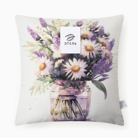 Pillow Ethel "May Bouquet", 40*40 cm, 100% p/e, velor-3