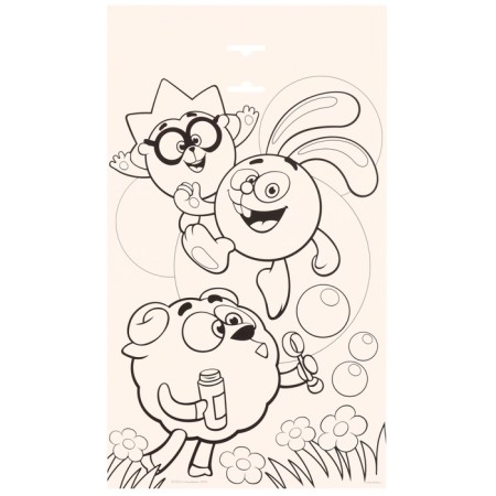 Developing Velcro game, designer “Fun Velcro. Who lives where? ", Smeshariki-8