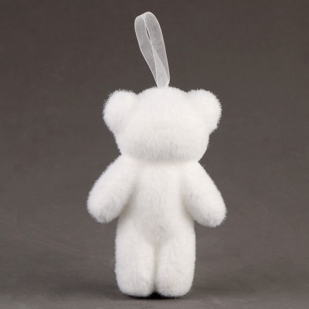 A toy of foam "White Bears" with a bow, 12 cm, set 3 pcs-2