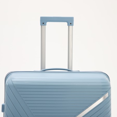 Big suitcase 28 ", lightning department, code castle, 4 wheels, blue color-4