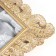 Photo frame Polystone 10x15 cm "Lace leaves" gold 19x25.5 cm