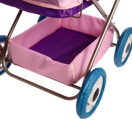 Puppet stroller No. 14, lilac color, light/dark-5