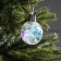Christmas ball "retro ball" 8x10.5 cm, 5 LED, LR44x3 (in the set), glow warm white