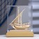 Souvenir ship on the stand sailboat 14.5cm