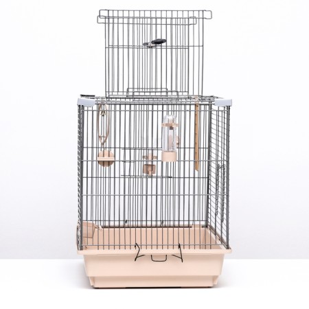 Birds Cell "Piggers" No. 104, collapsible, 1 section, 58 x 40 x 48 cm, beige-1