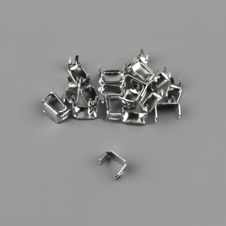 Set: Rolled Lightning "Spiral" No. 3, 10 m, 20 runners, 40 upper limiters, 20 lower limiters, white color-2