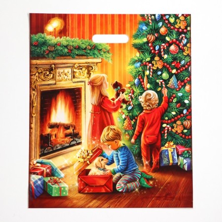 Package "holiday", plastic with a cut pen, 47x40 cm, 45 μm