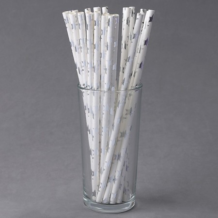 Tubes for the cocktail "Silver Stars", a set of 25 pcs.-2