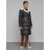 Coat insulated winter female, size 52, black color