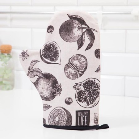 Mittens-Poskatka "Healthy Life" 20x28cm, Sarzha, 100% Cotton, Vatin 250g/M2