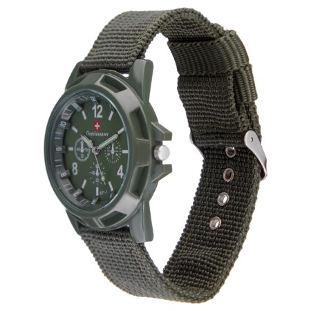 Men's watch, d-3.5 cm, khaki-2