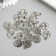 Decor for creativity Metal "Chinese Coin" silver 1.7x1.3 cm