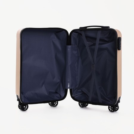 Small suitcase 20 ", lightning department, code castle, beige color-8