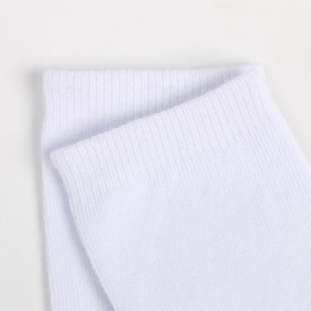 Women's socks Medium, white color, size 23-2