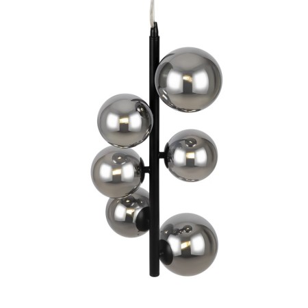 Suspended lamp Maytoni Mod545PL-06B, 6xG9, 28W, 29x29 cm, black color-2