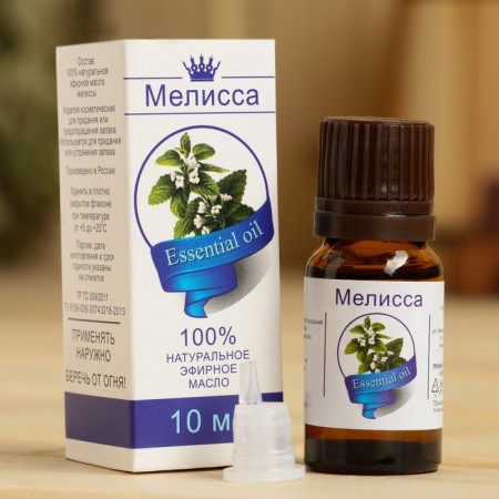 Essential oil "Melissa", a bottle-boiler, abstract, 10 ml