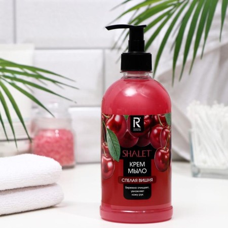 SHALT liquid cream soap, "ripe cherry", tonic, 500 ml