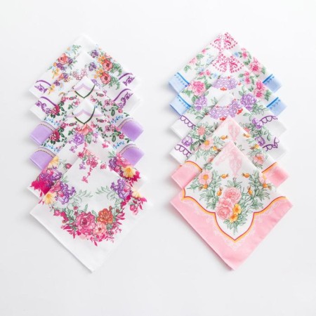 Sanding Women's Ethel "Summer Day" 30*30 cm, (set 12 pcs), Fig. Mix, 100% cotton
