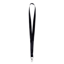 Baiga tape, width - 20 mm, length - 90 cm with a metal carbine, black