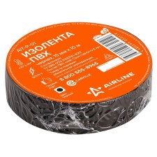 AIRLINE PVC island, width 15 mm, length 10 m, black color