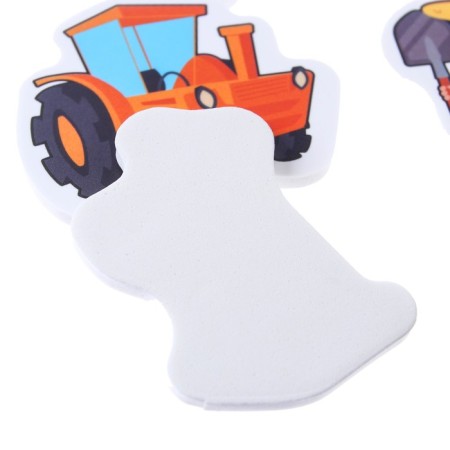 Soft puzzle for kids in the Farm frame, 8 details, crush me-5